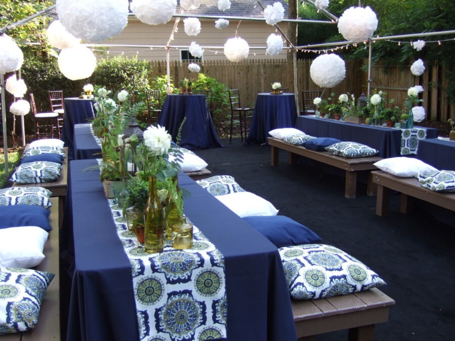 DIY Paper Lanterns Open Tent