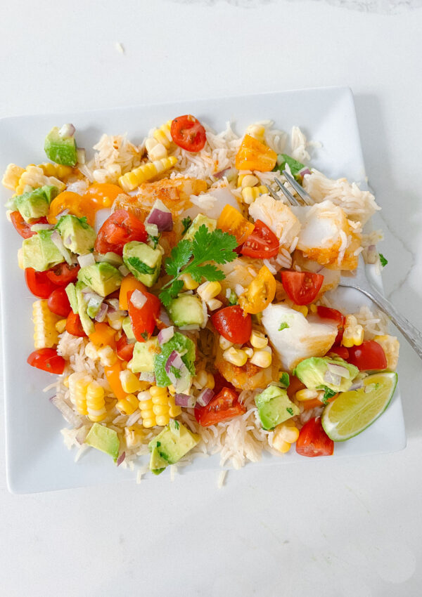 Blackened Cod with Avocado Salsa