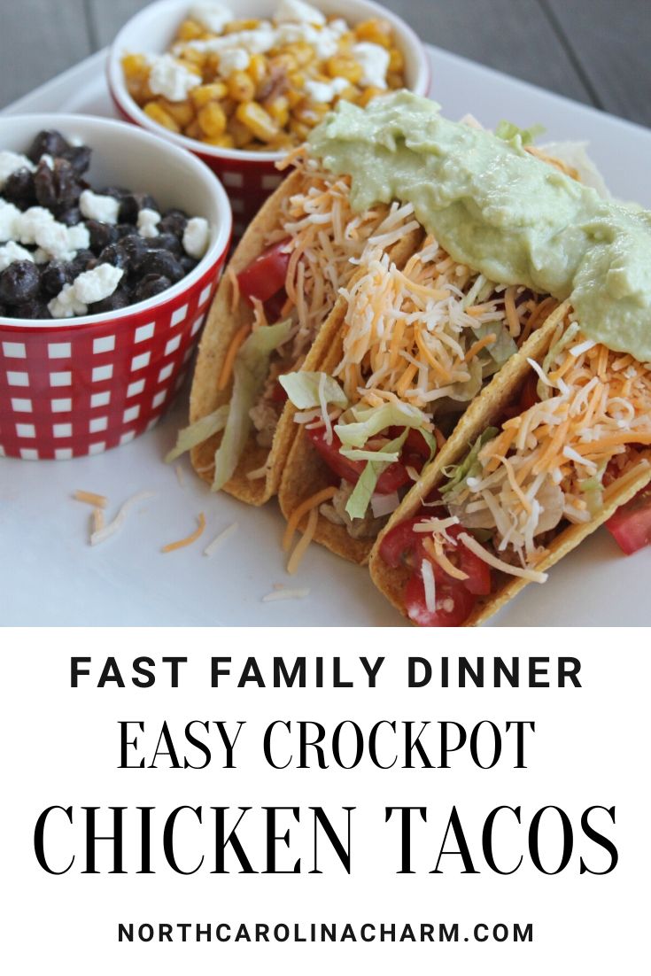 Crockpot RV Meal - Chicken Tacos