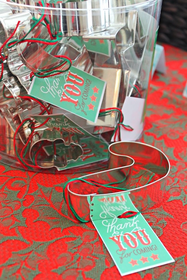 cookie swap cookie cutter party favors