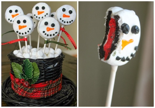 snowman pops