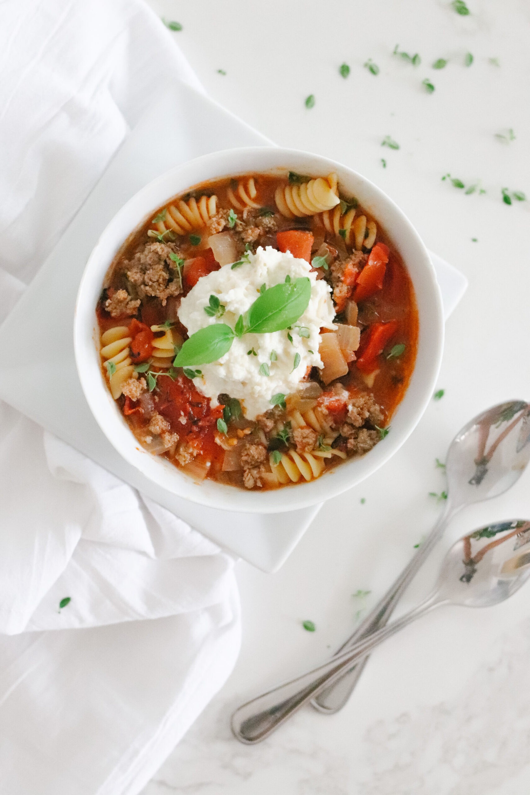 Lasagna Soup