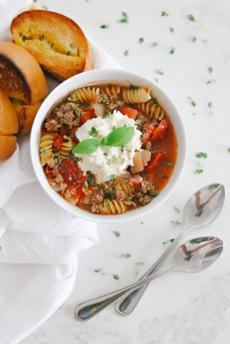 Lasagna Soup