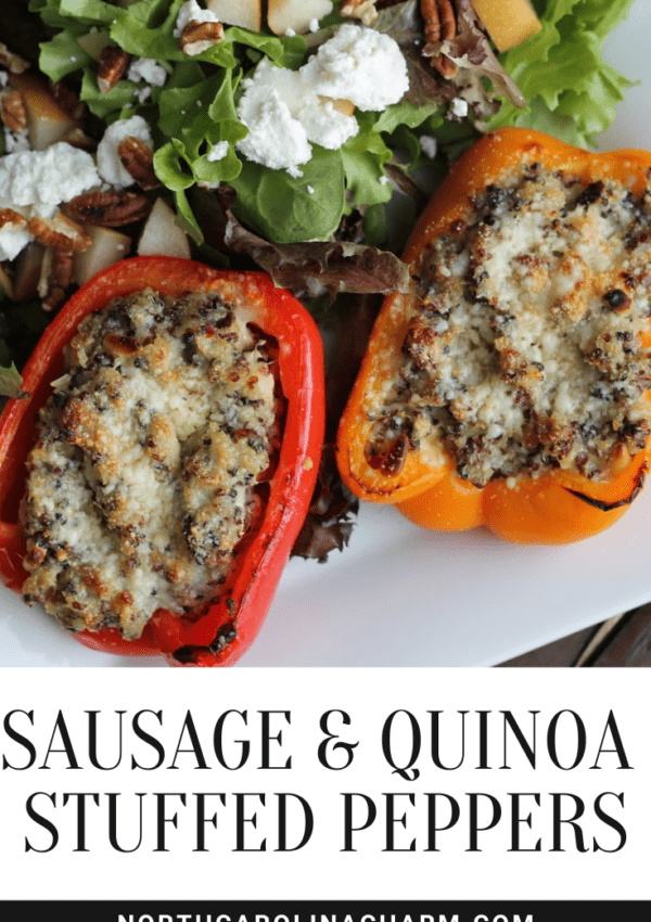 Quinoa and Sausage Stuffed Peppers