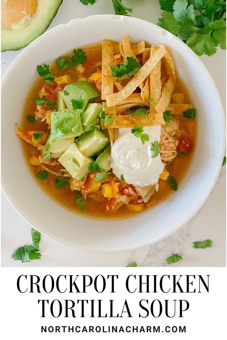 Chicken Tortilla Slow Cooker Soup