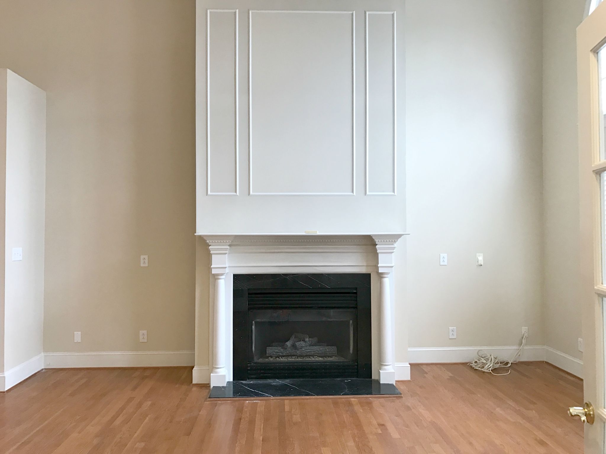 fireplace mantel remodel 