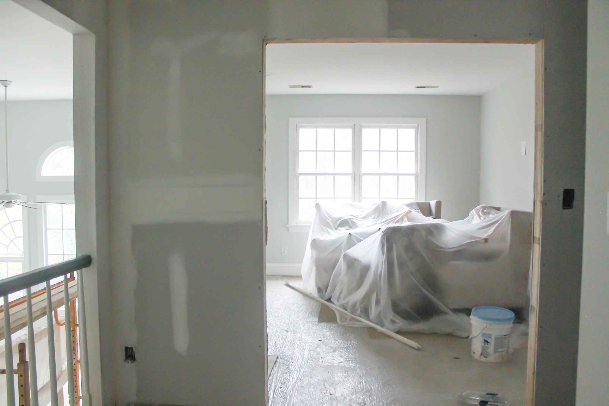 Our Kitchen Reno Framing + Drywall Carolina Charm