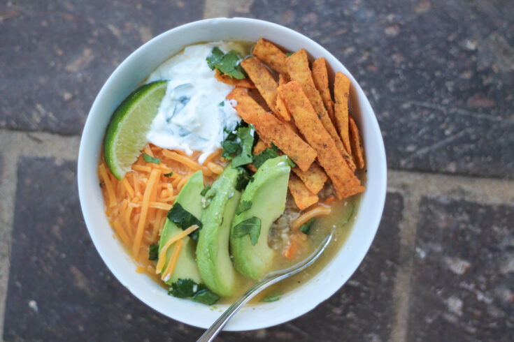 Slow Cooker Chicken Tortilla Soup