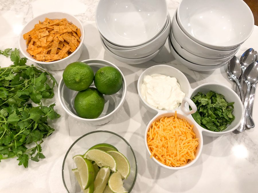 white chicken chili toppings 