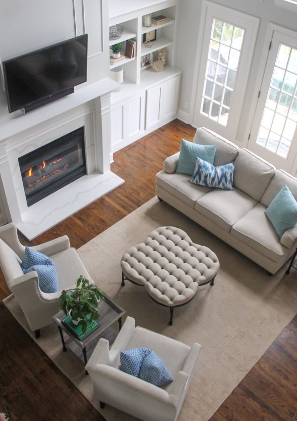 Fireplace Mantel Makeover