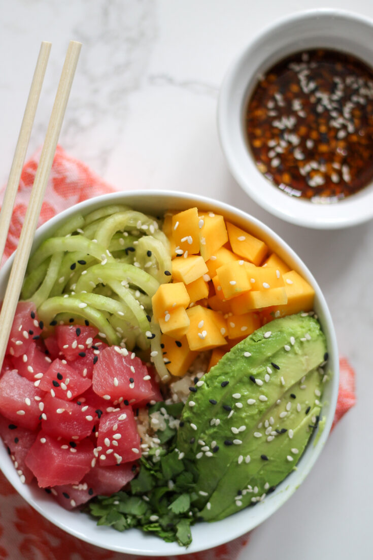 Tuna Poke Bowls