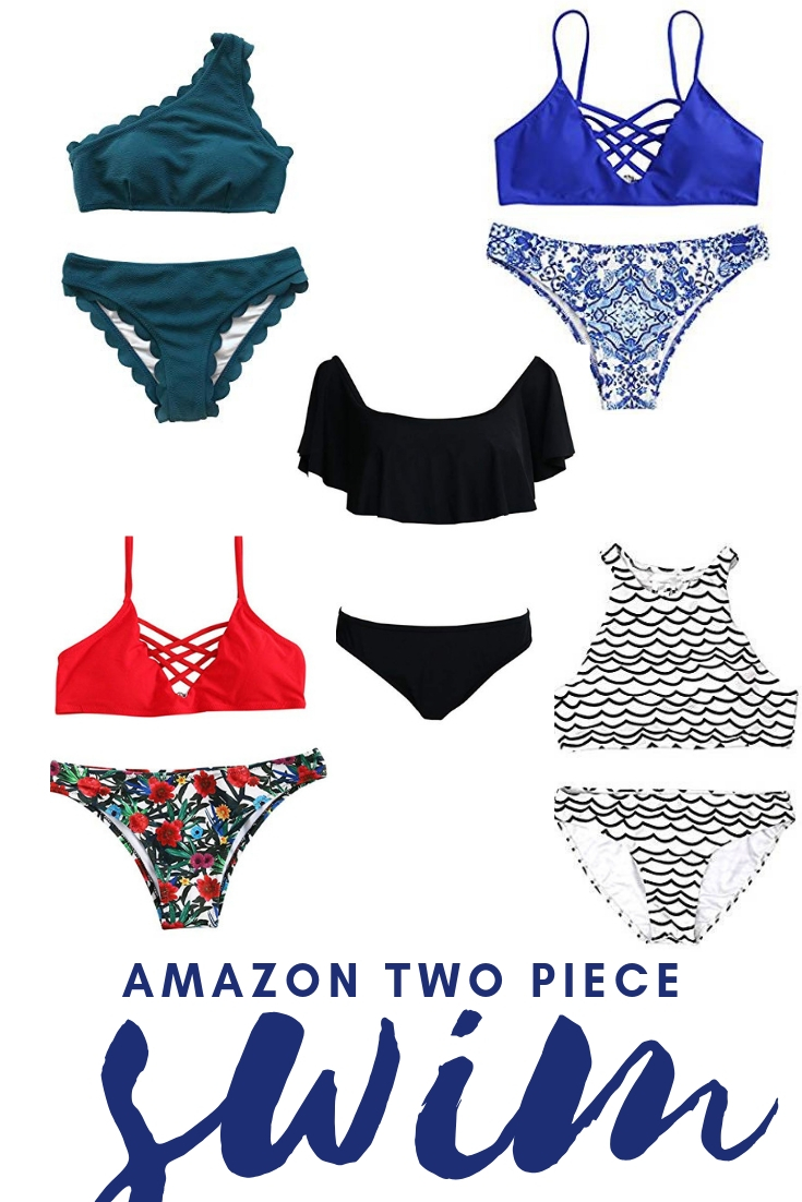 North Carolina lifestyle blogger, Christina shares a round up of the best Amazon bikinis. Check out these affordable bikinis from Amazon. 