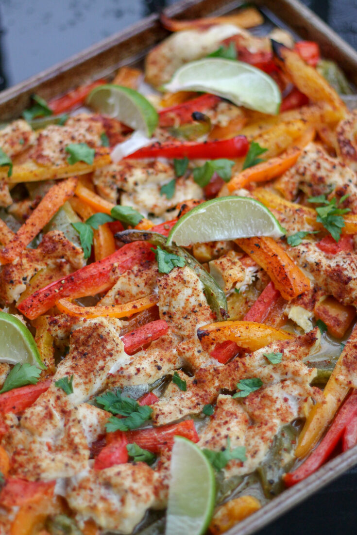 Sheet Pan Chicken Fajitas