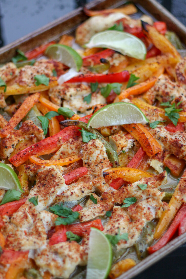 Sheet Pan Chicken Fajitas 