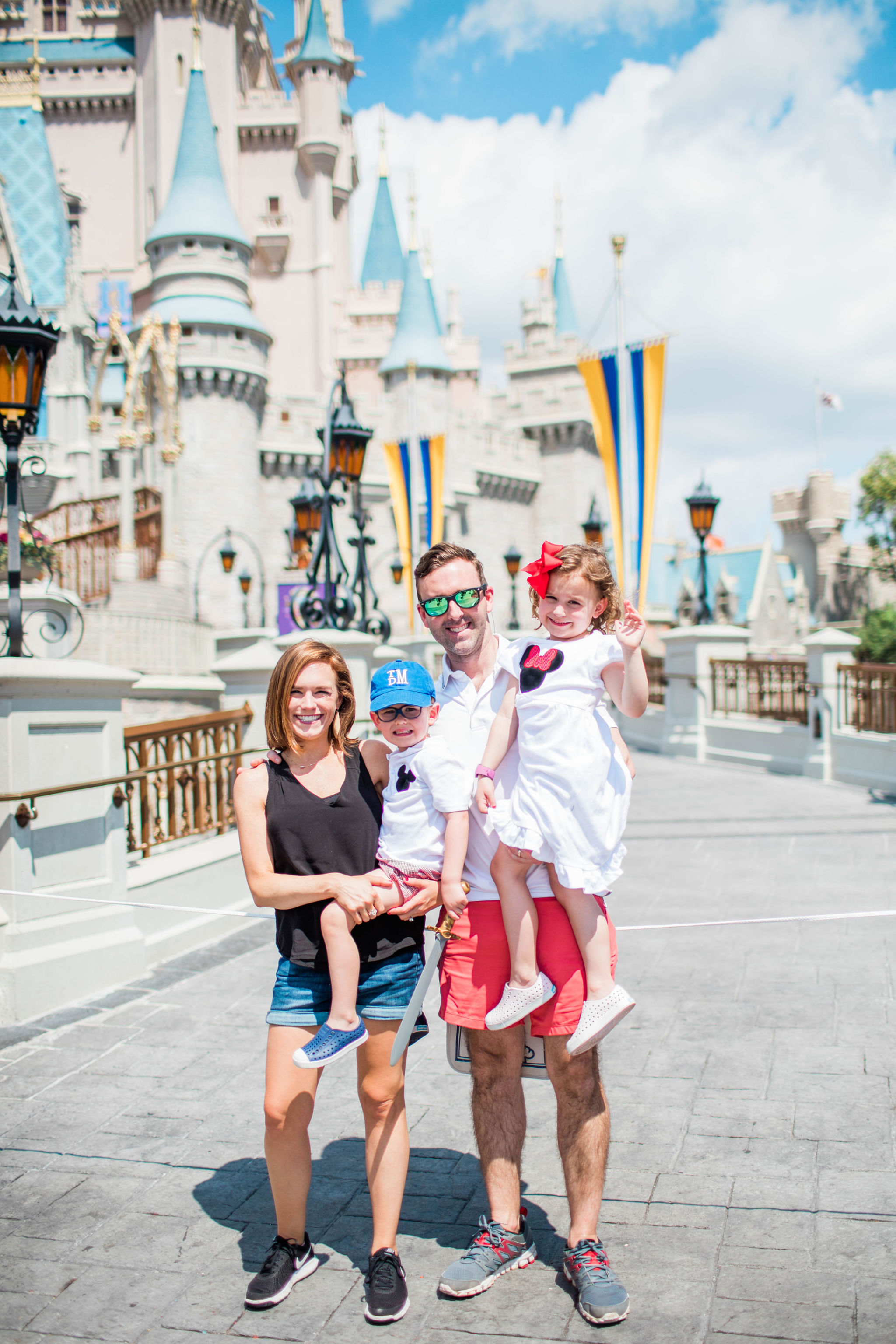 family castle photo Disney 