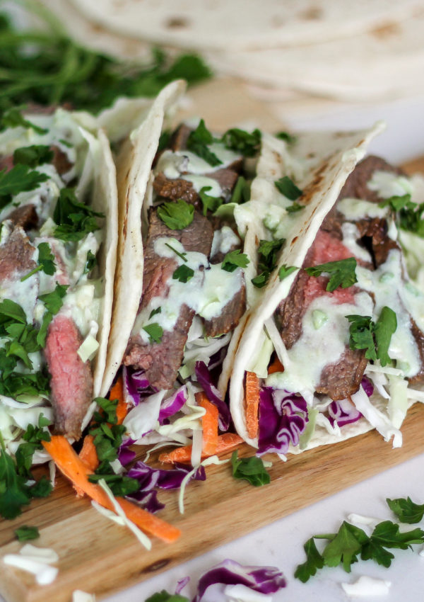 MOINK | Flank Steak Tacos