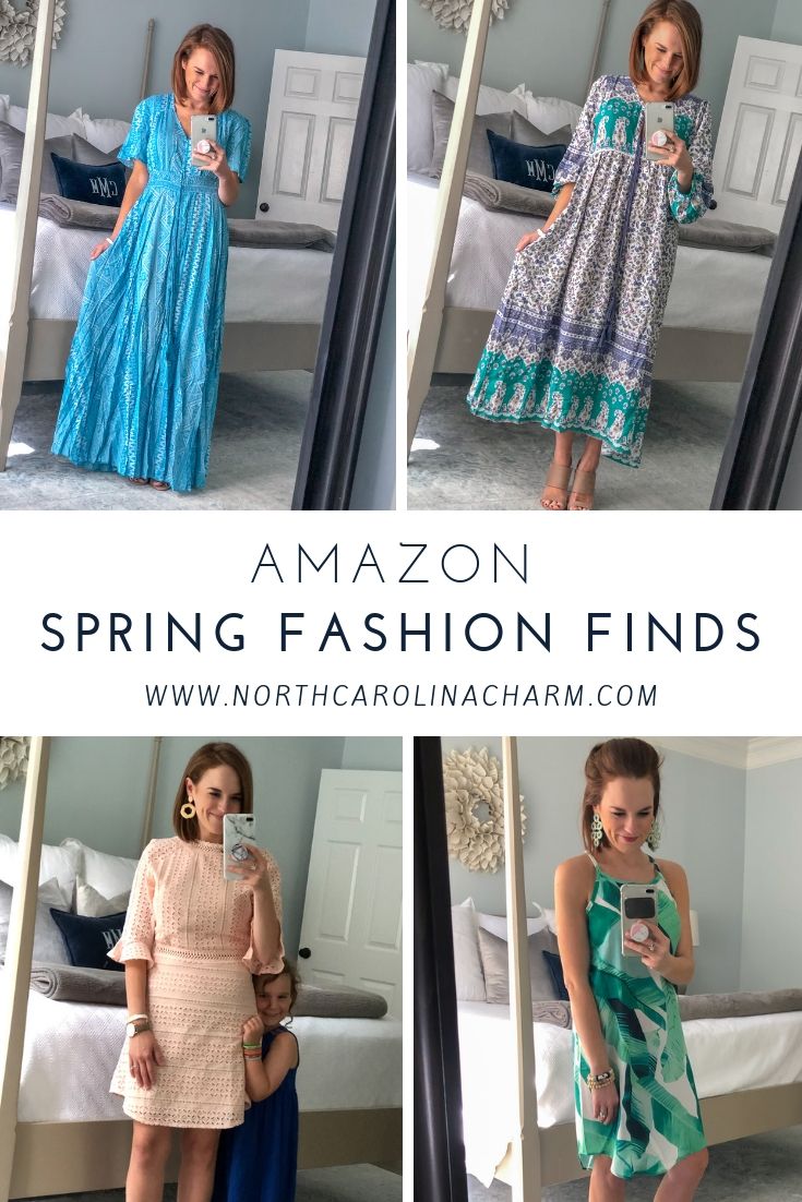 North Carolina lifestyle blogger, Christina shares an Amazon Spring Dress Haul! Check out these affordable spring dress options from Amazon!