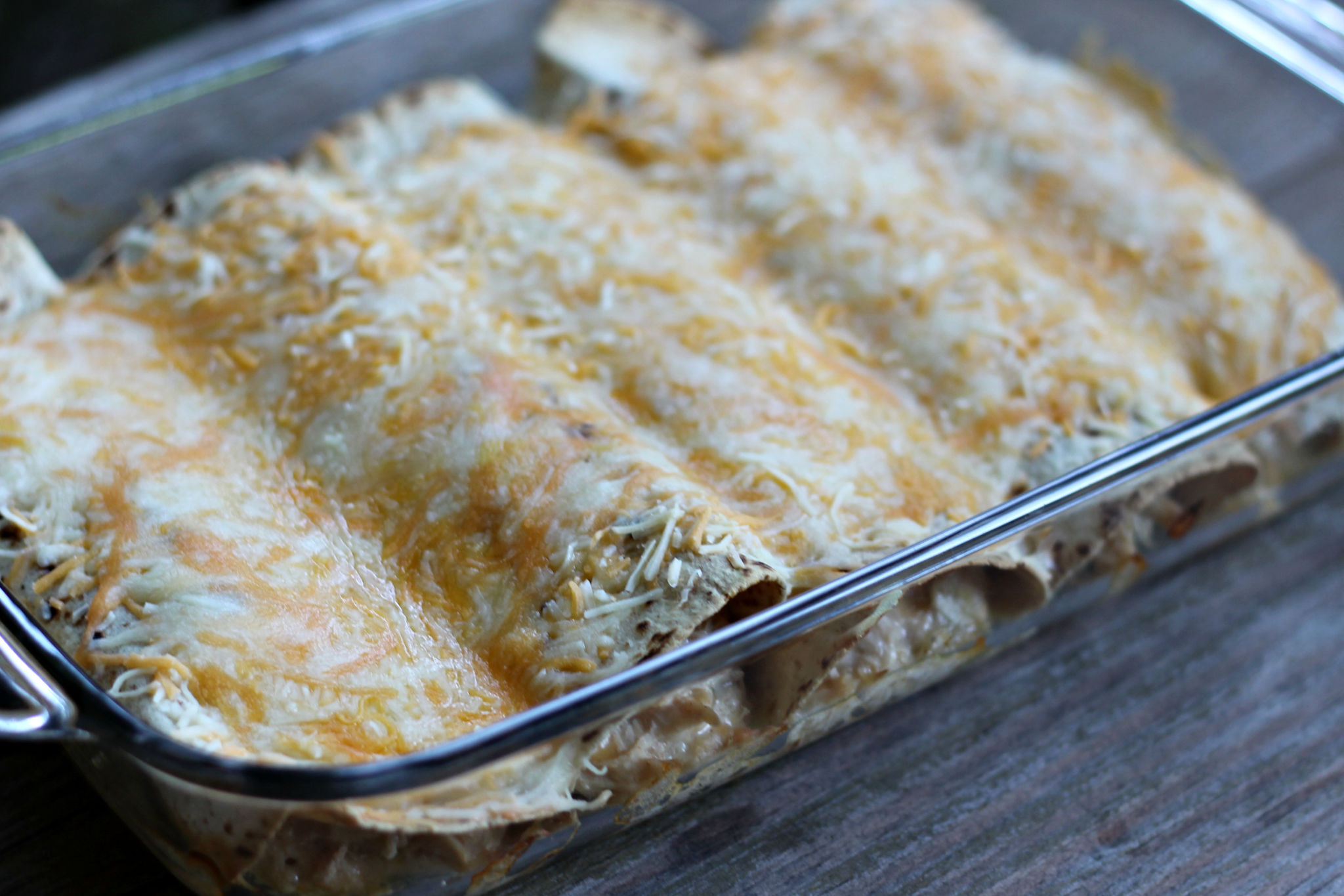 White Chicken Enchiladas