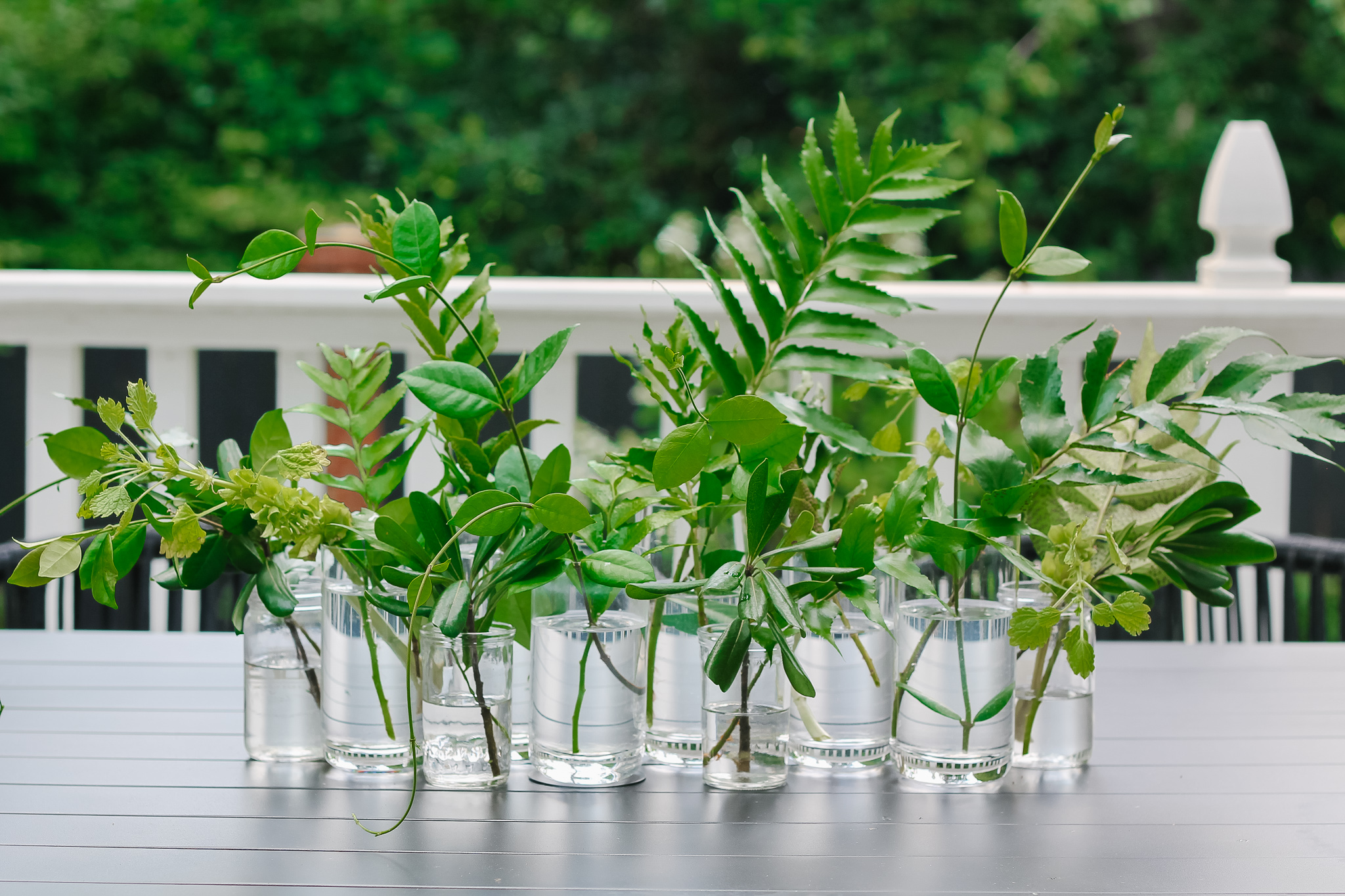 glass centerpiece