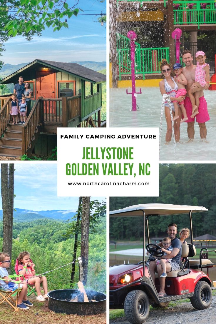 North Carolina lifestyle blogger, Christina shares a family camping adventure at Jellystone Park Camp Golden Valley! Check it out!