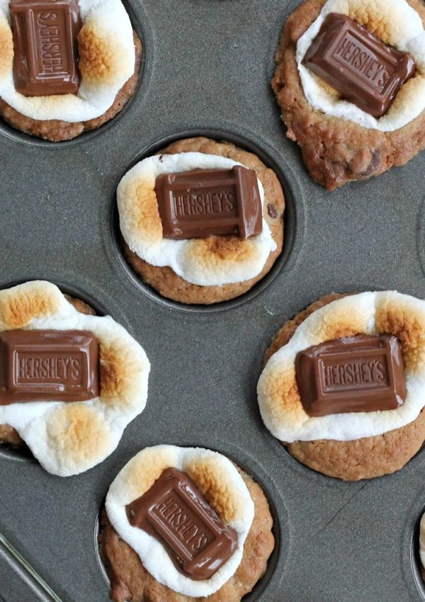 Smores Chocolate Chip Cookies