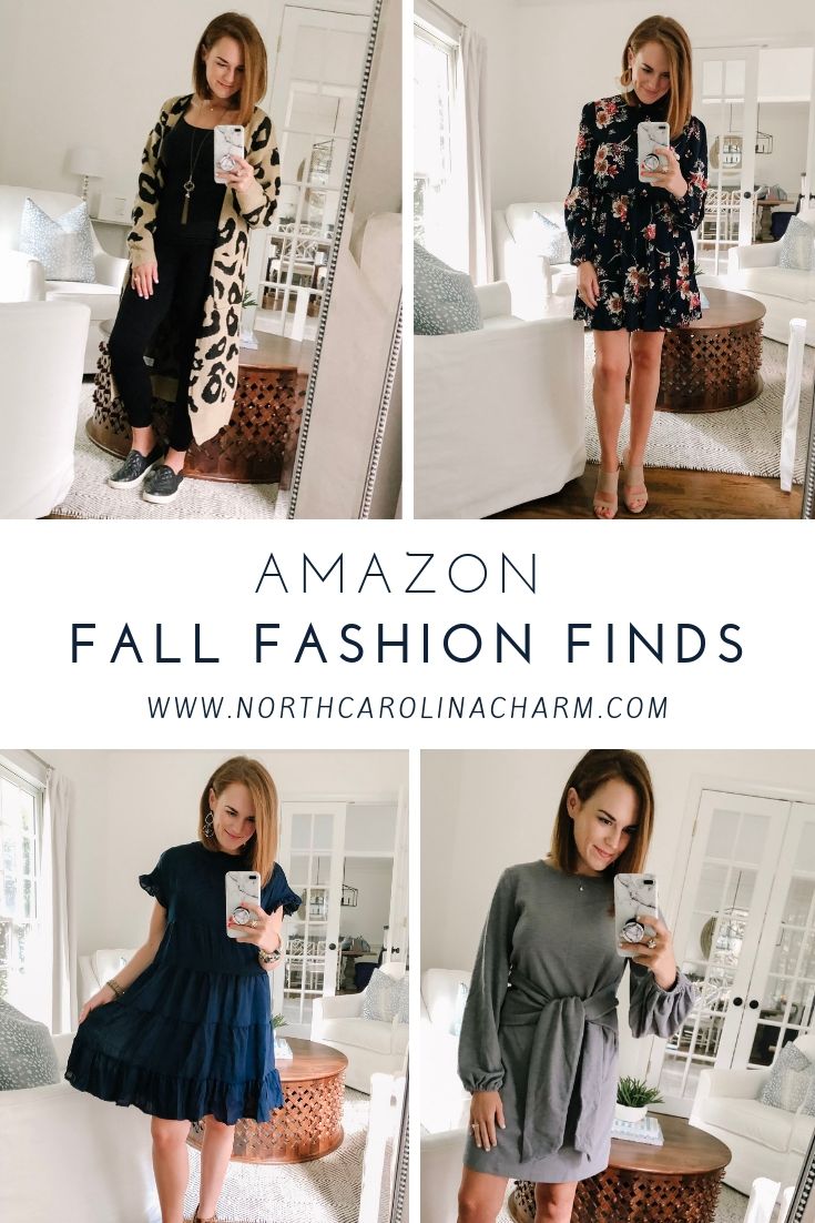 North Carolina lifestyle blogger, Christina shares Amazon Fashion Finds for August! Check out the affordable fashion picks!