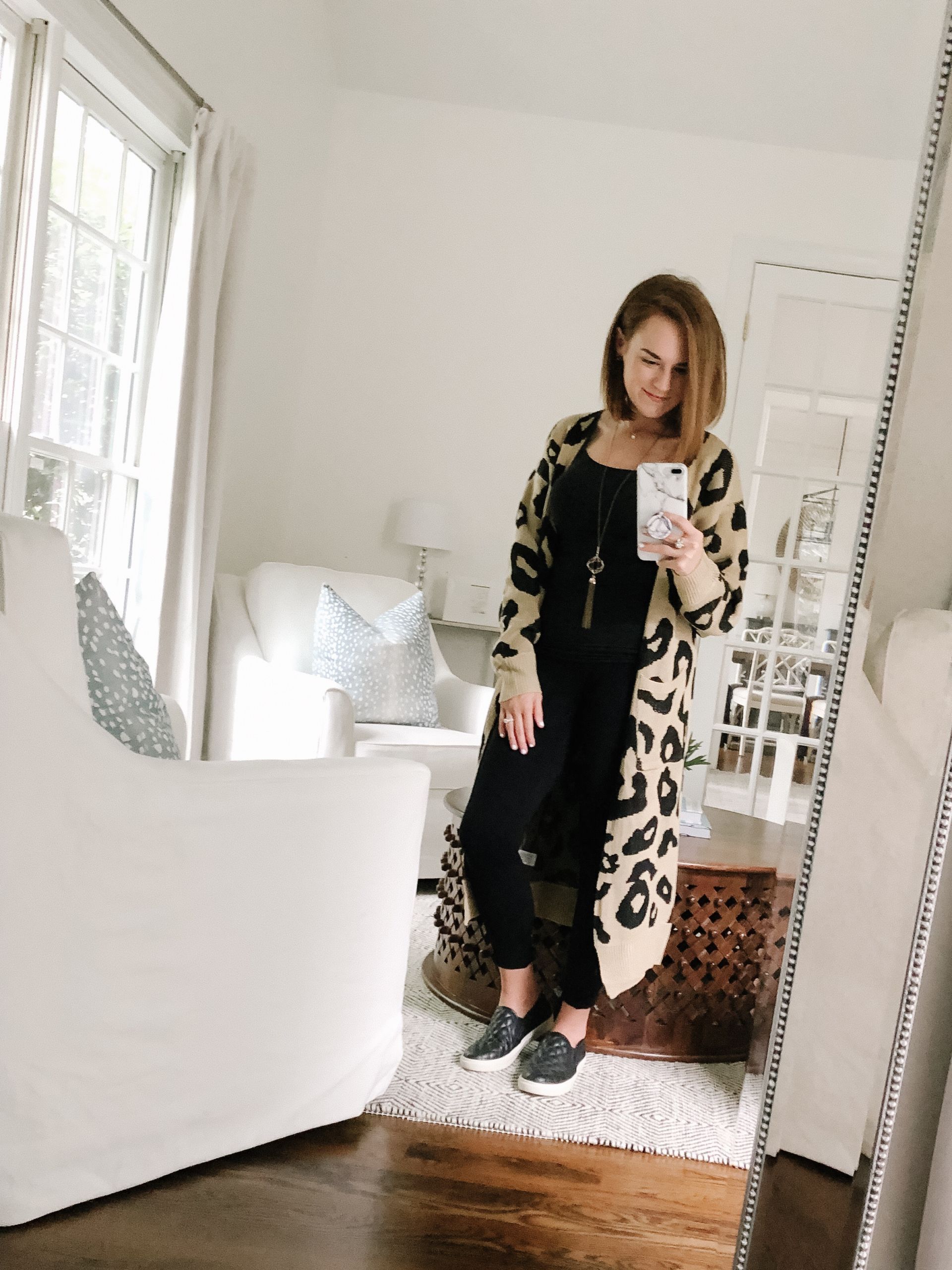 leopard cardigan 