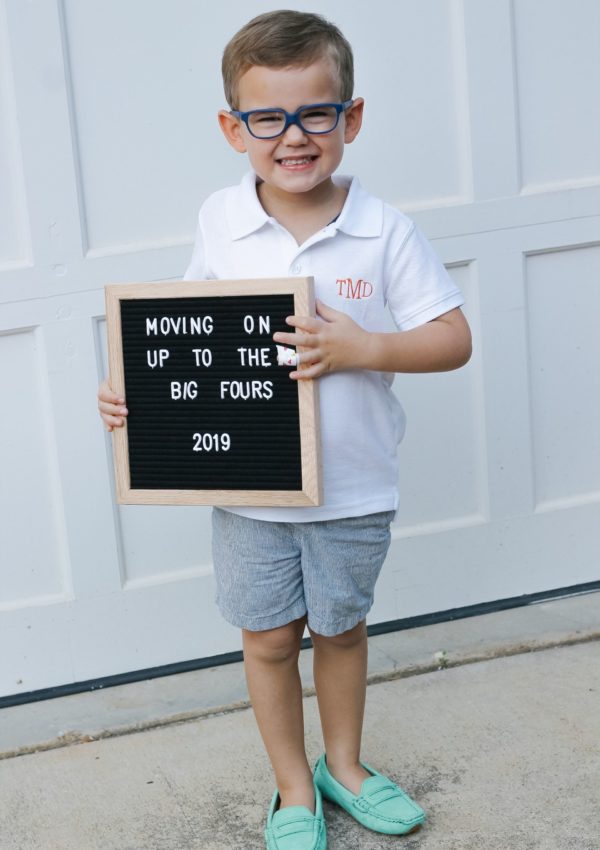 Thomas’ First Day of Older Fours Class