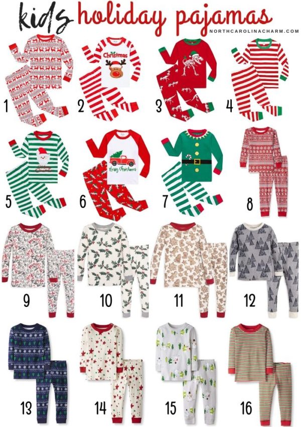 Holiday Pajamas from Amazon