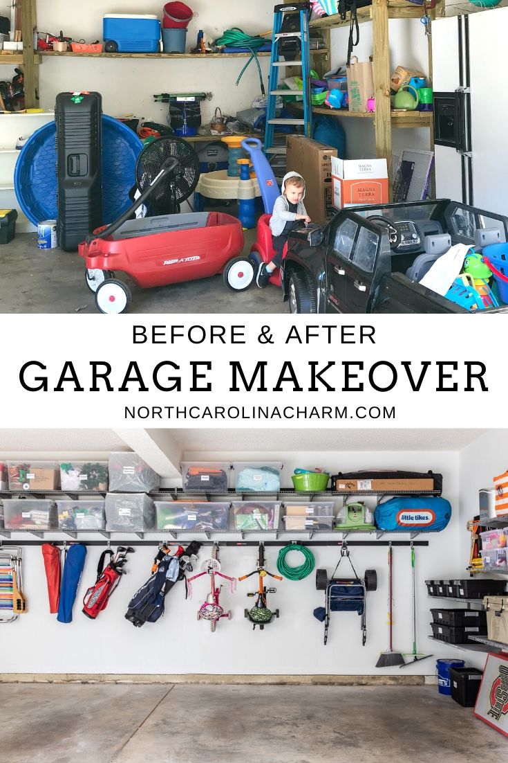 Garage Organization Ideas: Before and After Garage Makeover