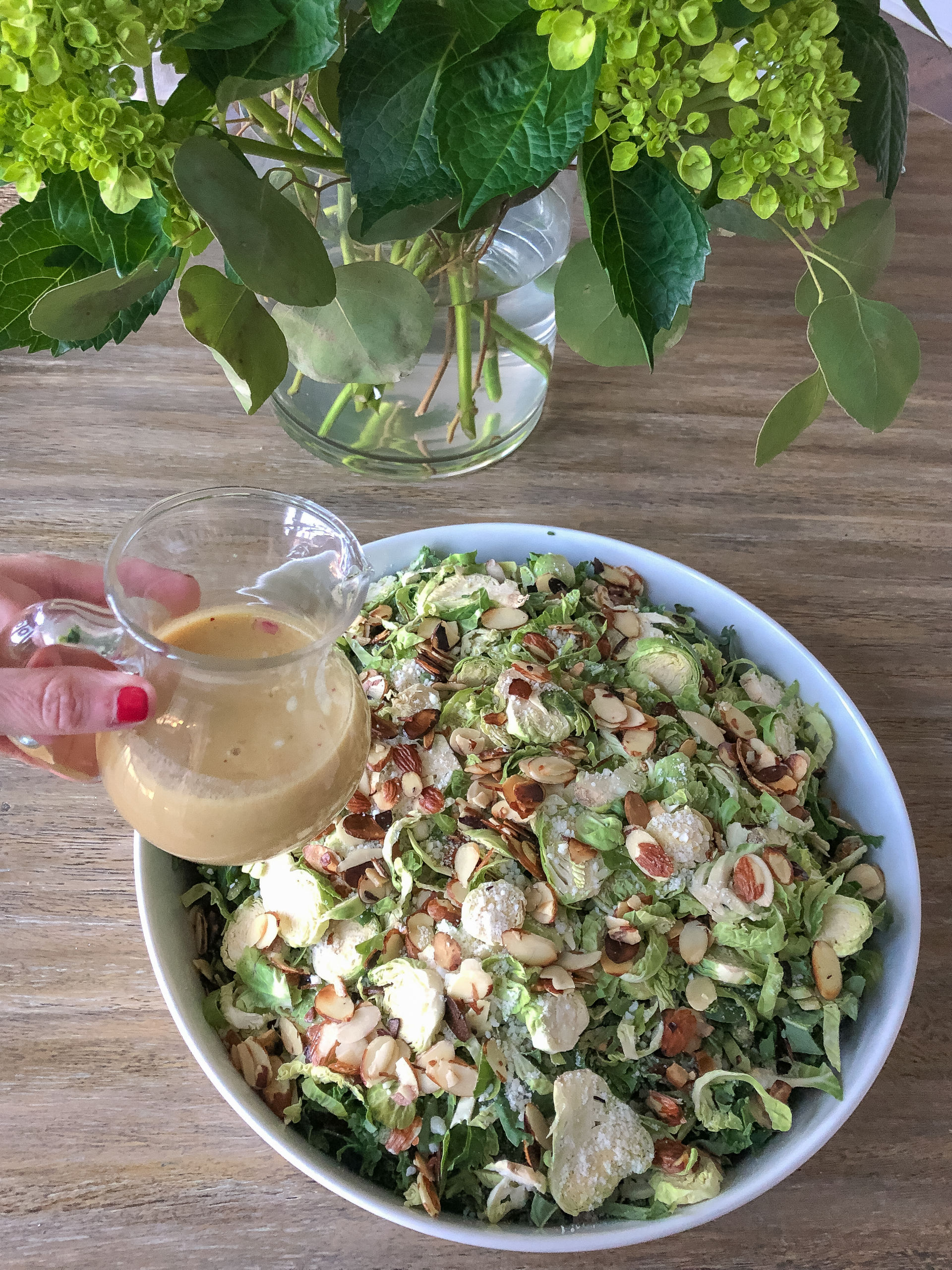 Shaved Brussels Sprout Salad