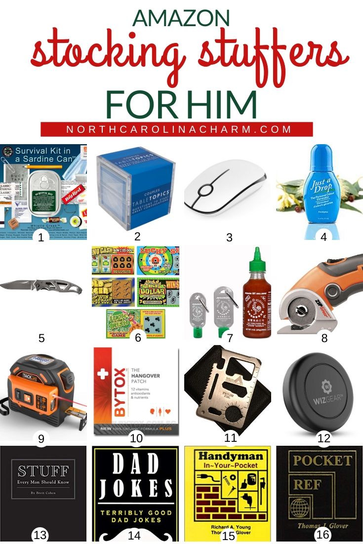 A Memory Of Us: stocking stuffers for him