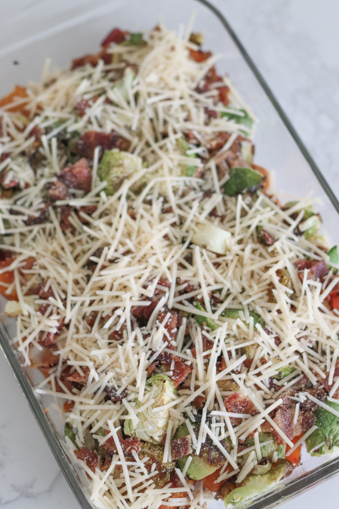 Sweet Potato & Brussels Sprouts Breakfast Casserole (Freezer Friendly) Carolina Charm