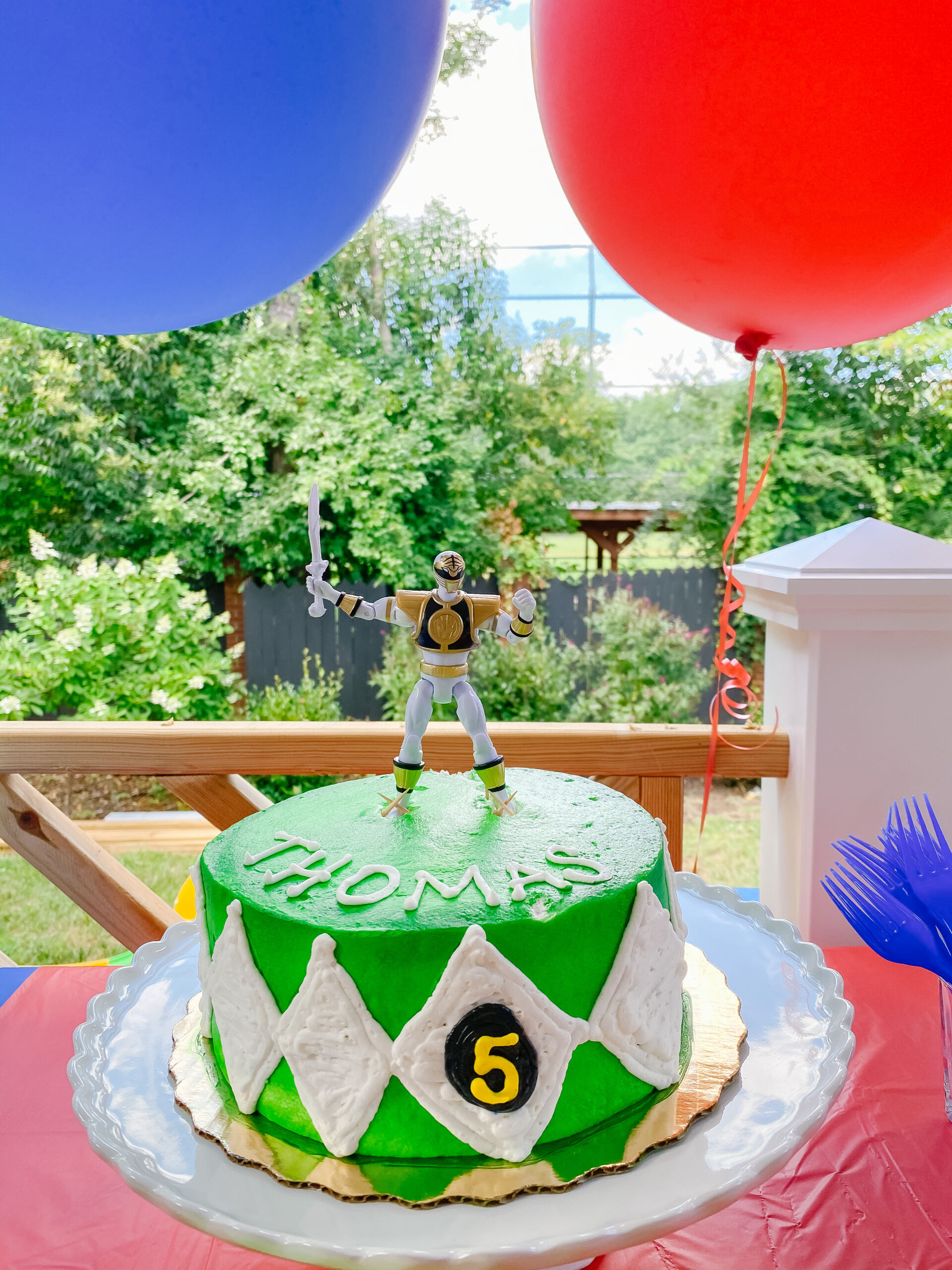 Power Rangers Party Cake