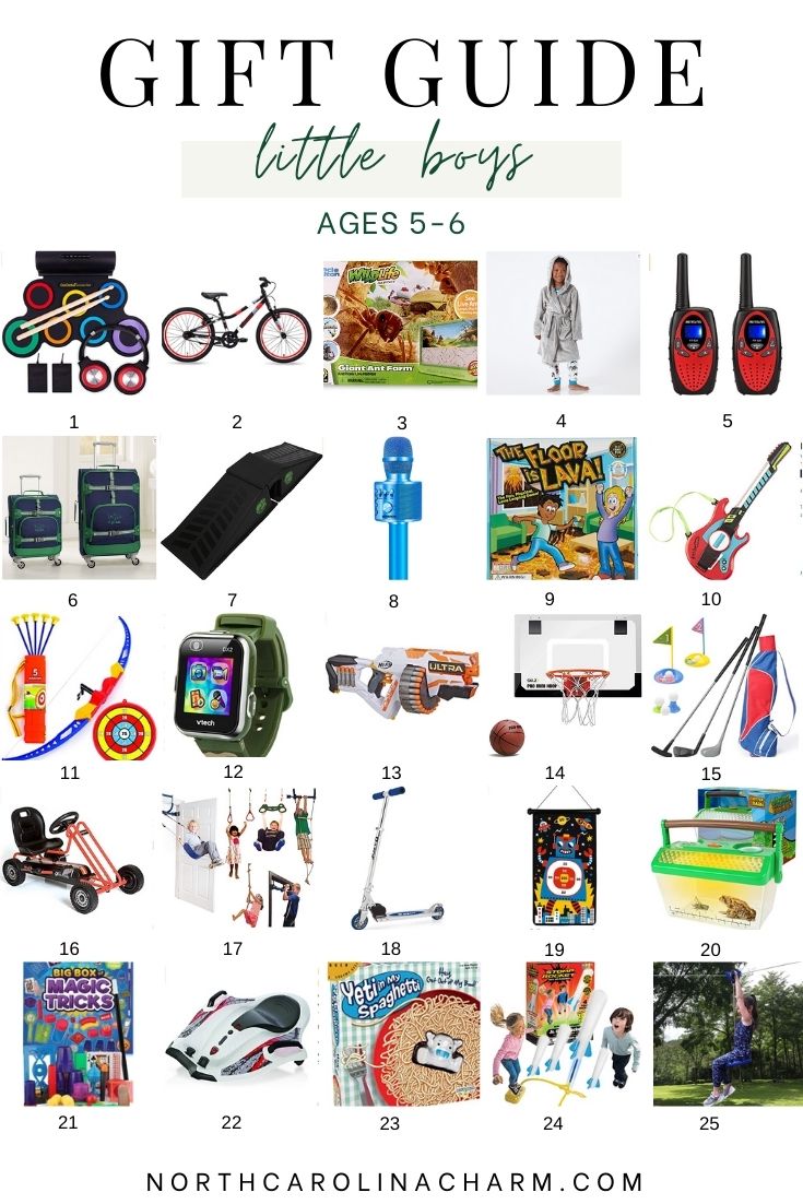 Gift Ideas for Boys - Ages 5, 6, 7, 8