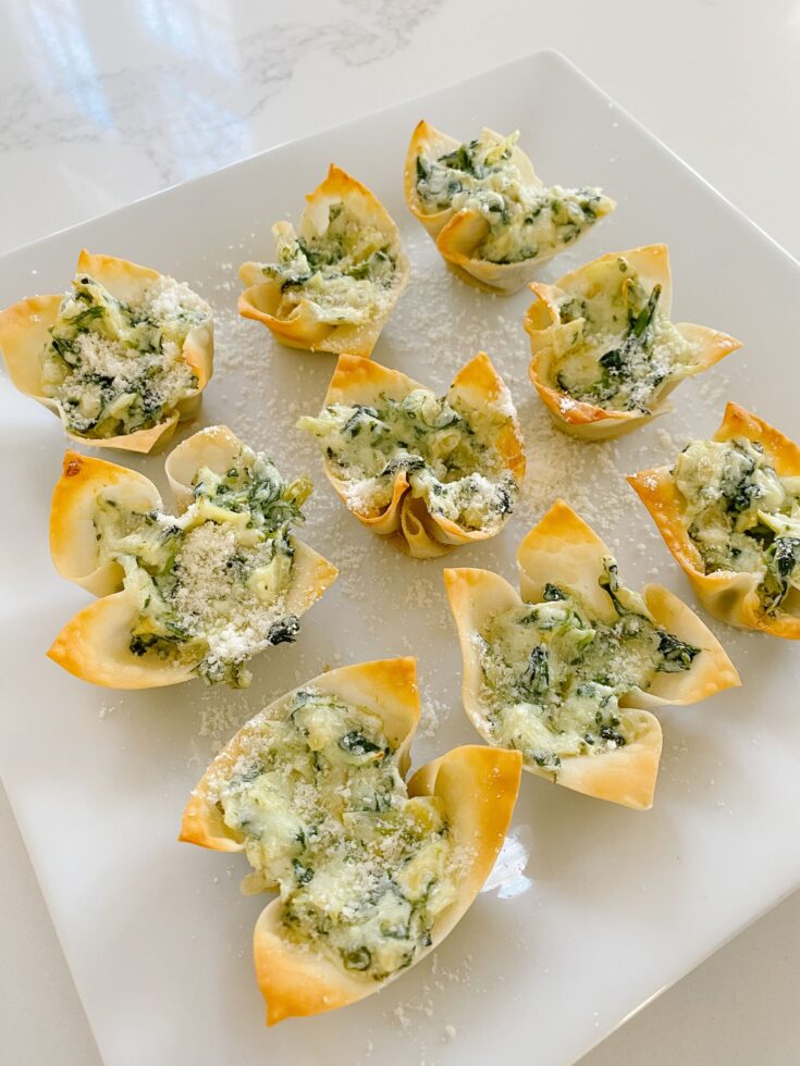 Mini Spinach Artichoke Cups