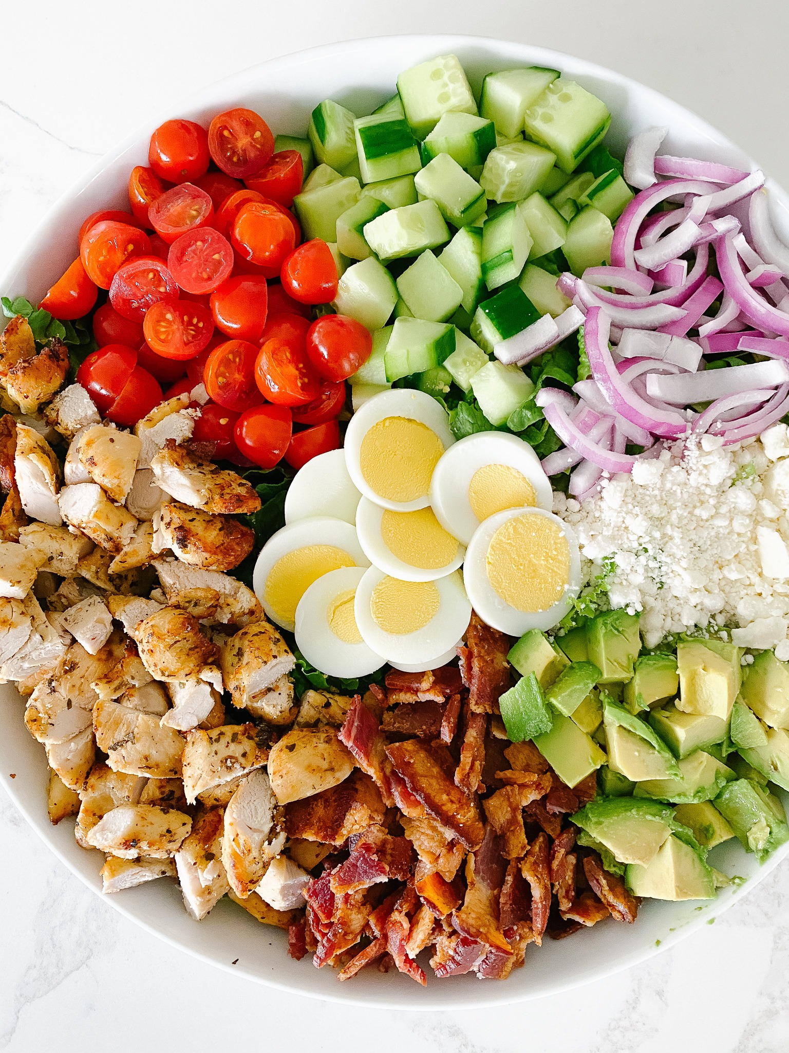 Healthy Chicken Cobb Salad