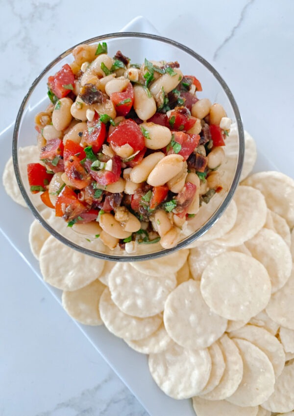 Marinated White Bean Dip (Vegan & Dairy-Free)