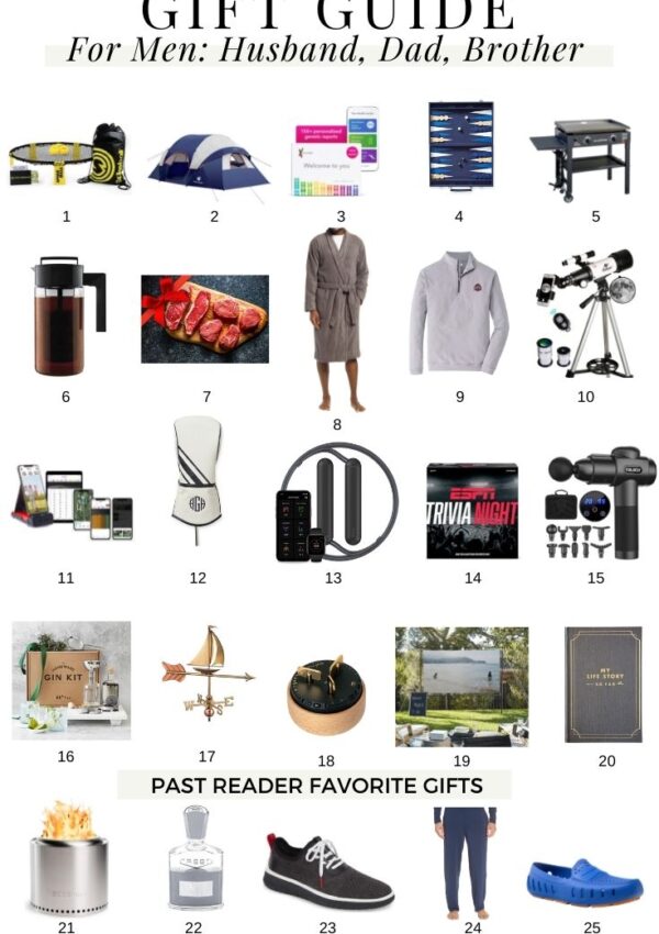 Gift Guide for Men: Husband, Dad, Brother