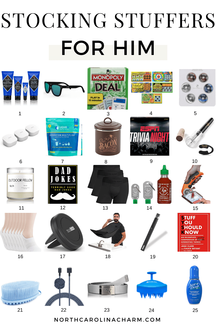 10+ Fun Stocking Stuffers For Men (That he'll actually use)