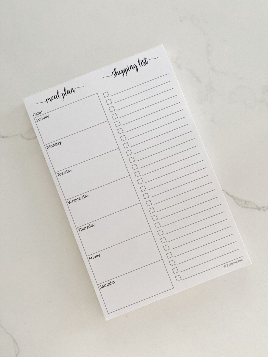 How To Meal Plan - Planner Pad