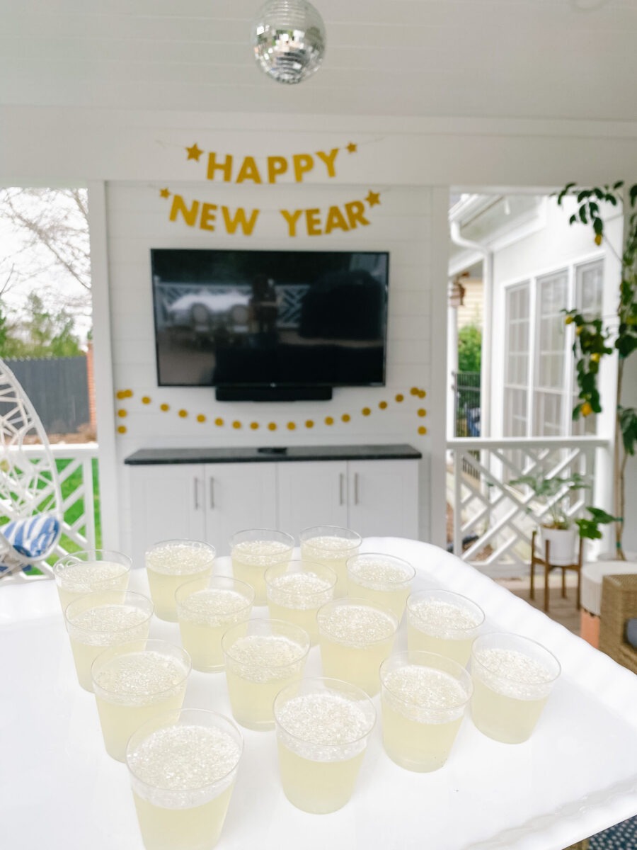 NYE Champagne Jello Shots