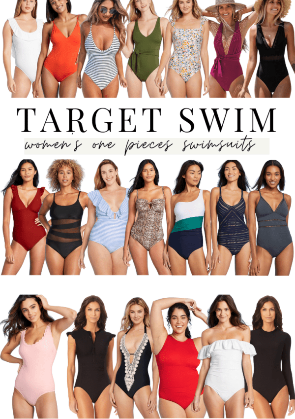 Target One Piece Women’s Swimsuits (SALE!)
