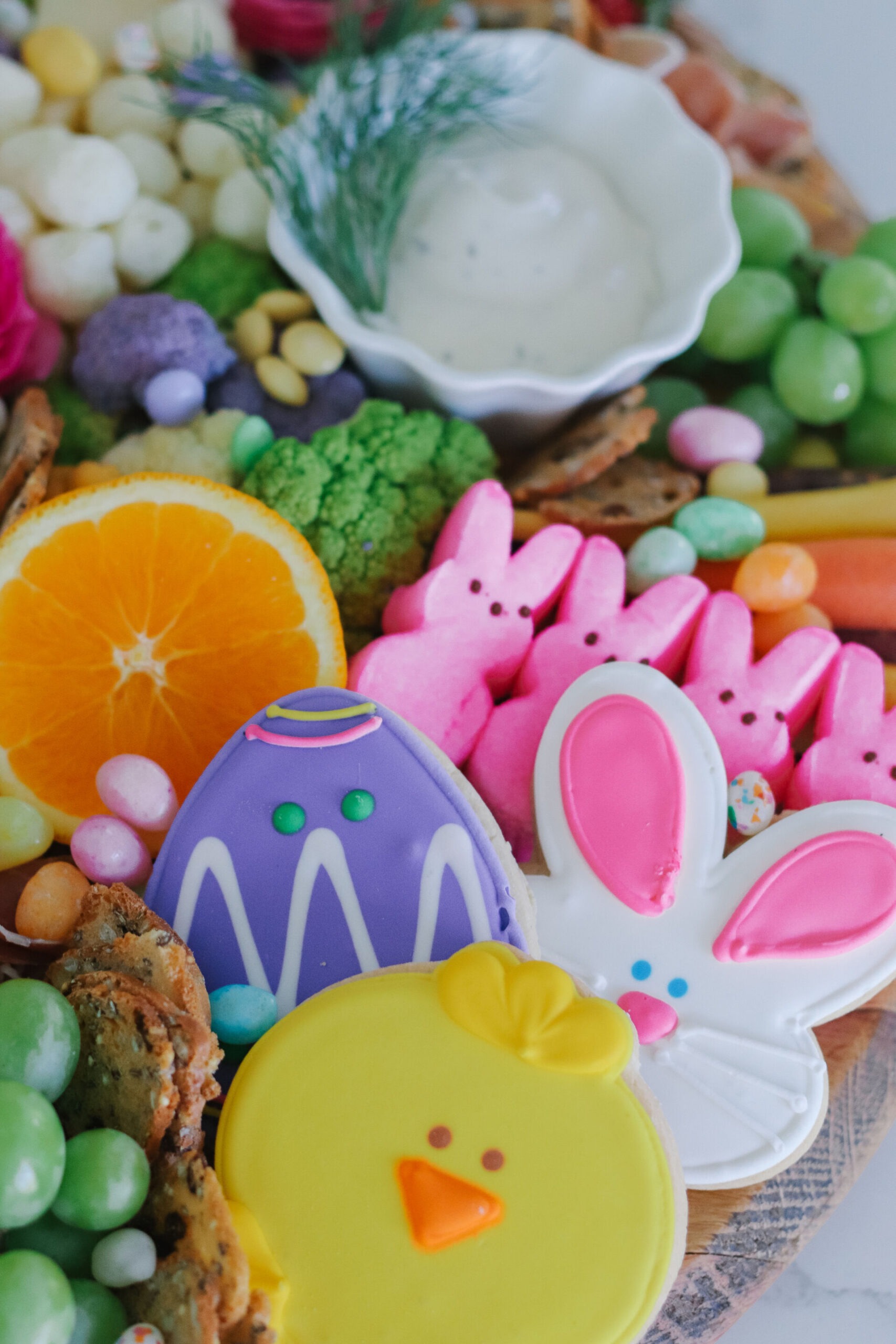 Easter Charcuterie Board cookies