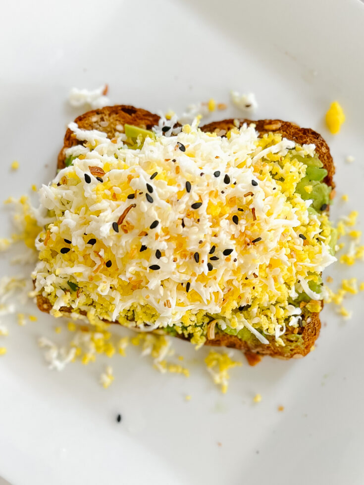 Viral Grated Egg Avocado Toast