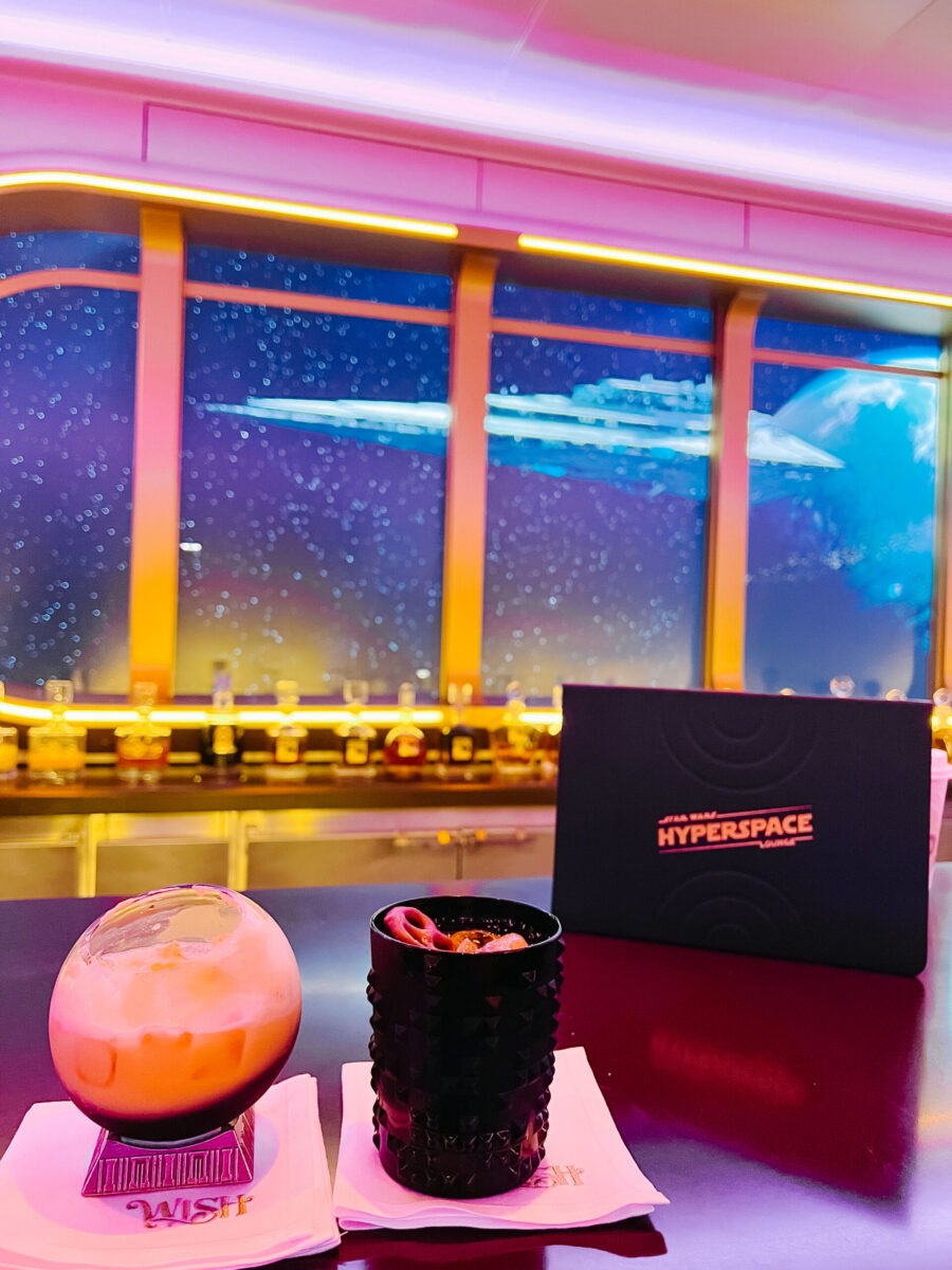 Disney Wish Cruise Ship Star Wars Hyperspace Lounge