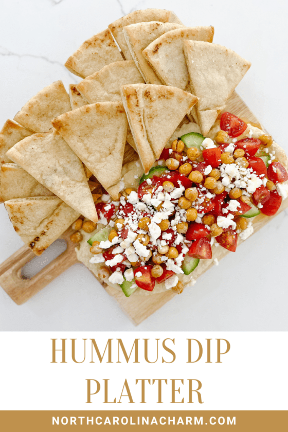 Easy & Delicious Hummus Dip Platter