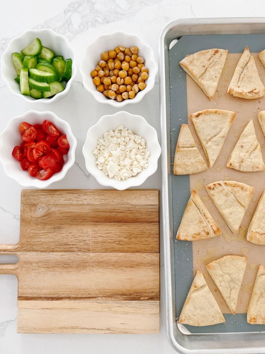 Hummus Dip Platter - Ingredients