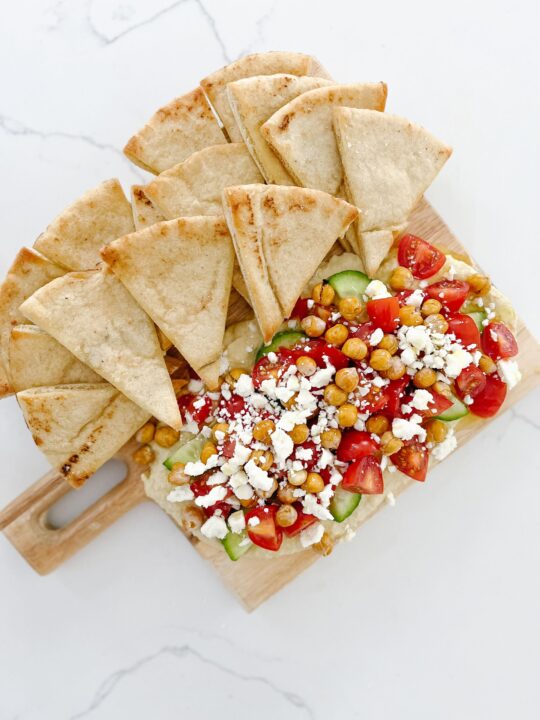 Easy & Delicious Hummus Dip Platter