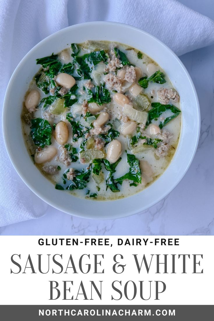 White Bean and Sausage Soup - Pinterest